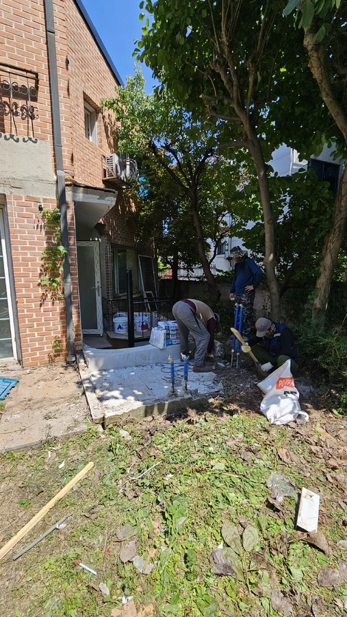 구로 상가 캐노피 철거 시공 후